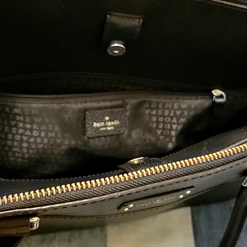 Kate Spade Terri Grove St. Black Leather - Picture 6 of 10